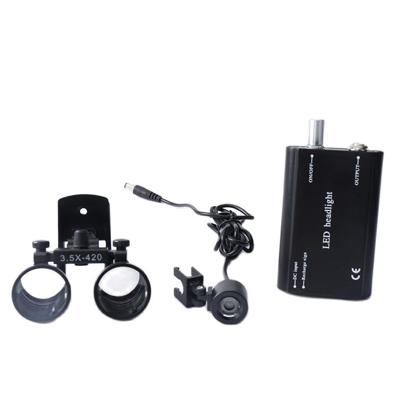 2.5X/3.5X diş Loupes klip dürb - Led Medical Headlight incelemesi ve fiyatı